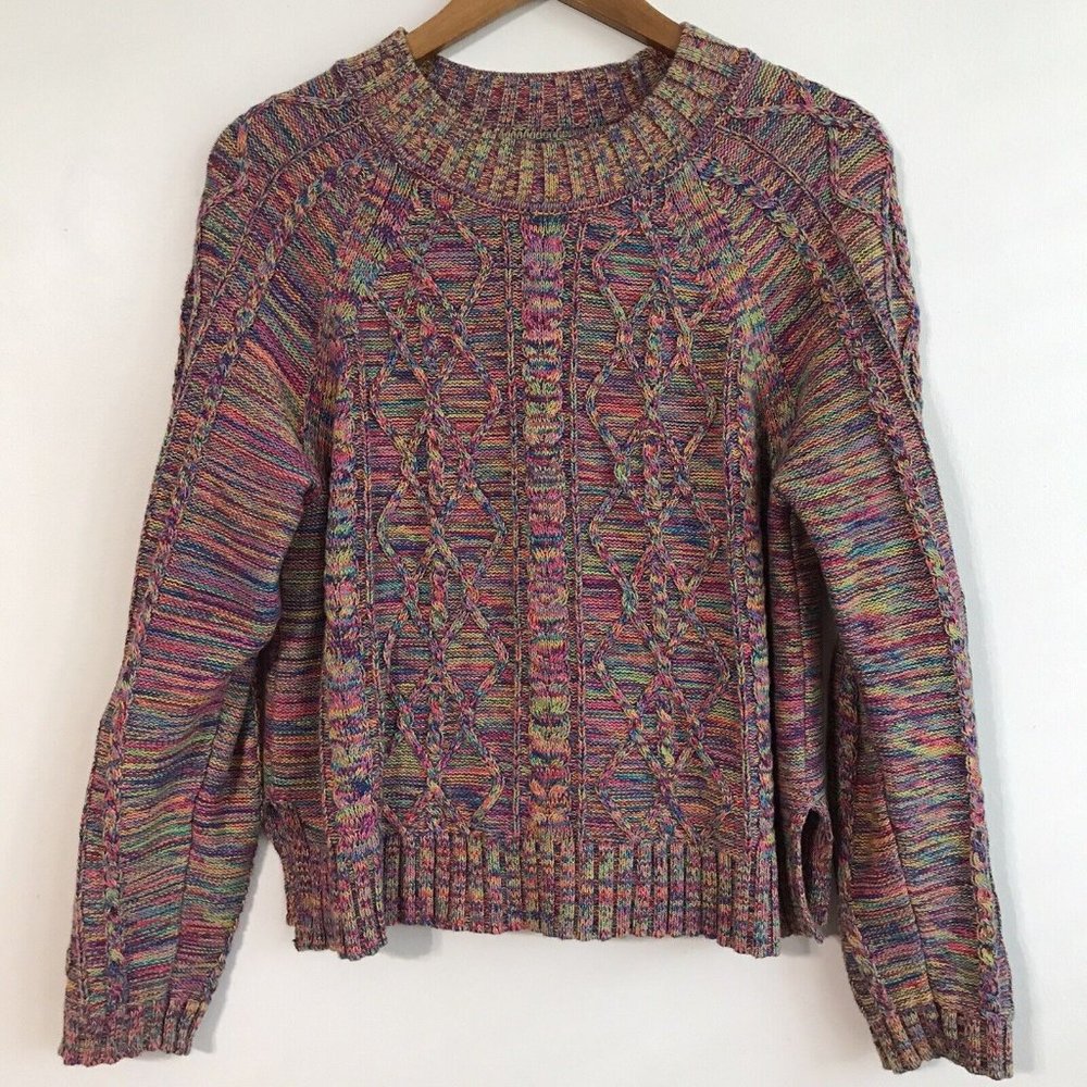 GAP Multicolor Knit Sweater